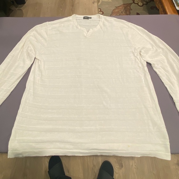 MEXX Linen / Cotton v neck sweater oversized xxxl - Picture 2 of 4